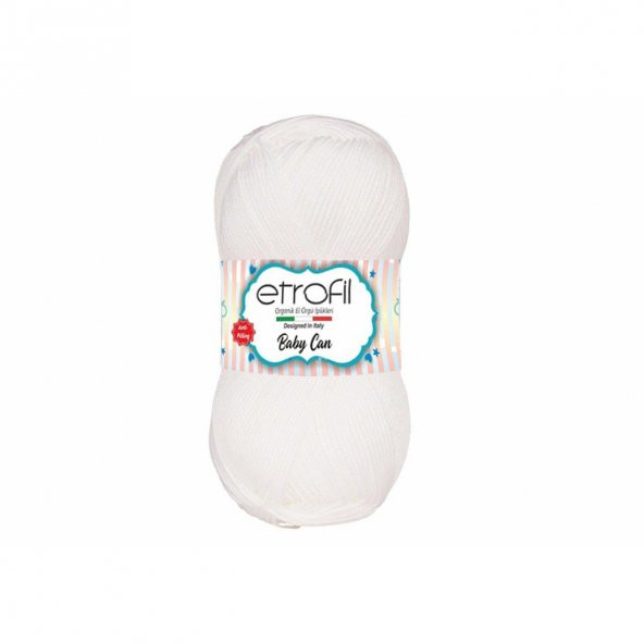 ETROFİL BABY CAN 80001 BEYAZ
