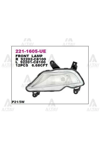 DEPO 2211605LUE Tampon Sinyali Sol Hyundai I20 15- ürün görseli