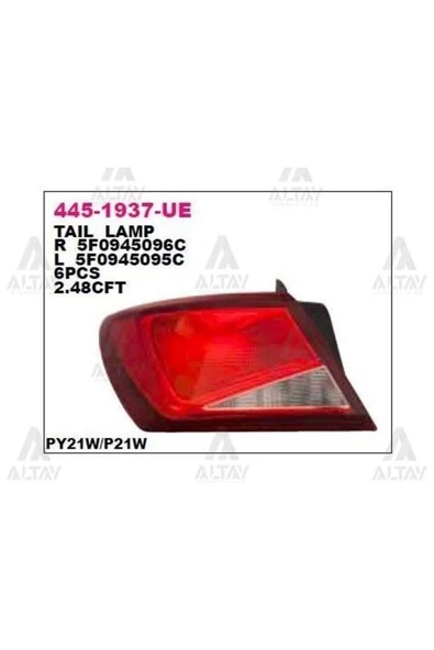 DEPO 4451937RUE 445-1937r-ue Stop Lambası Sağ Duysuz Seat Leon 13- ürün görseli
