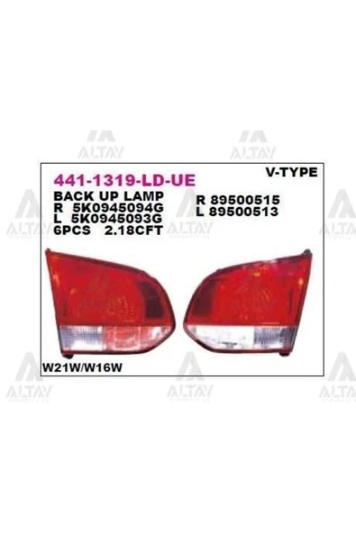 DEPO 4411319RLDUE Stop Lambası Iç Sağ Golf Vı 08- ürün görseli