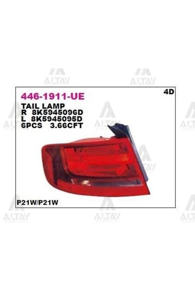 DEPO 4461911RUE Stop Lambası Sağ Dış A4 07- ürün görseli