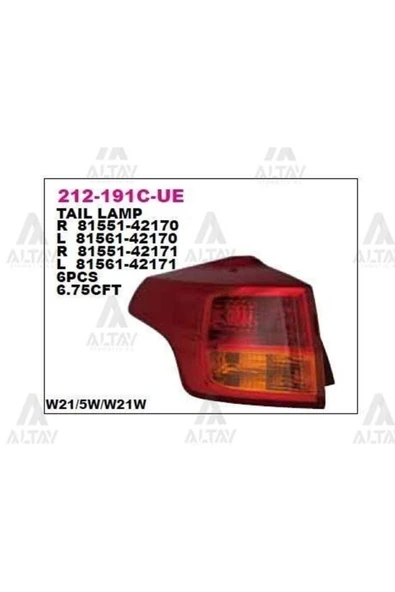 DEPO 212191CRUE 212-191cr-ue Stop Lambası Sağ- Toyota Rav4 13- ürün görseli 1