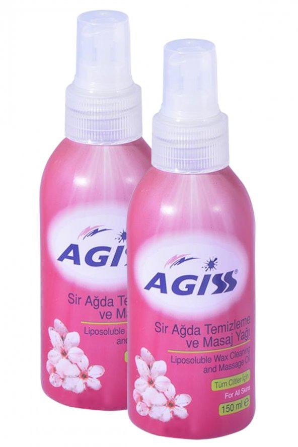 Agiss Tüm Ciltler Sir Ağda Temizleme Ve Masaj Yağı 150 ml