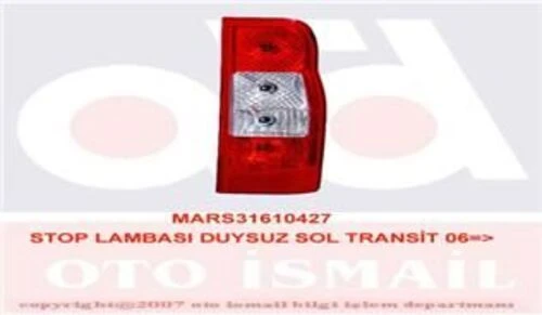 Mars 610427  STOP LAMBASI SOL TRANSIT 06- DUYSUZ ürün görseli