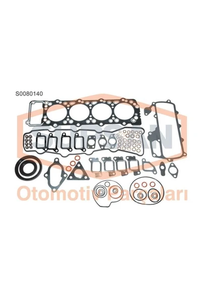 Supsan S0080140 Motor Takım Conta Canter Fuso Fe511 Fe531 Pajero 4m40t Tam Keçelı Subap Lastıklı Skc ürün görseli 1