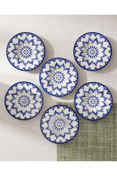 Luxe Mixte 6'lı Çay Tabağı Seti - 2