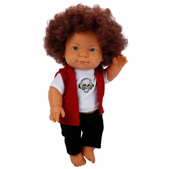 30151 Sunman, Curly Kıvırcık Saçlı Bebek 35 cm - 5