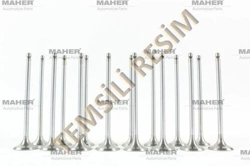 Maher 10162  Subap Takım L-300 Yeni Model L-200 Starex 04- Kmy 05-12 0.50 (In-4 Ölçü:40X8X130.2 Ex-4 Ölçü:34X8X129.9)