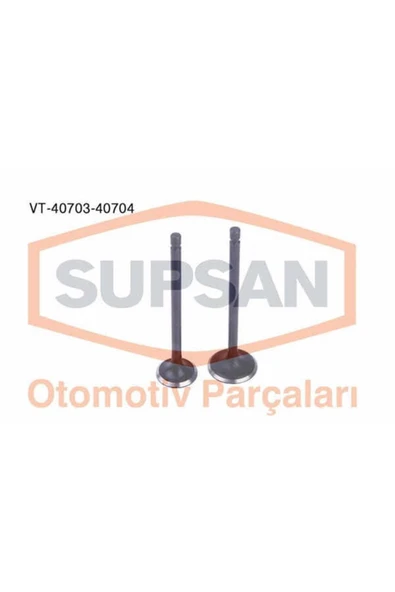 Supsan VT Vt-40703-40704 Subap Takımı Primera 1.6 16v Ga16 Em 16 Subap ürün görseli 1