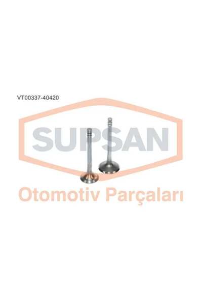 Supsan VT Vt-337-40420 Subap Emme-egzoz In-4 Ex-4 Renault 9 R11 Broadway 1.4 8v Benzinli L42-c1j