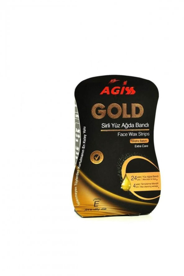 Agiss Sir Yüz Ağda Bandı - Gold Ekstra Bakım 28'li 8698703023673