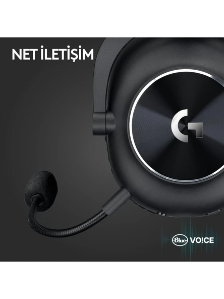 Logitech G PRO X 2 LIGHTSPEED Kablosuz DTS:X Headphone 2.0 - 7.1 Surround Ses Oyun Kulaklığı - Siyah - 3