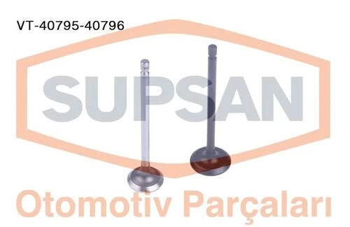 Supsan VT Vt-40795-40796 Subap Takımı Mitsubishi L200 Cr 2.5 Dıd 2006-2012 16 Subap In 8 E8 Mn176597