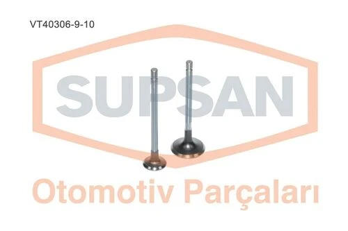 Supsan VT Vt-40306-9-10 Subap Takımı Corolla 1.3 12v Karbüratörlü 1988-1998 2e Motor In 4 In 4 E4 13711-10020