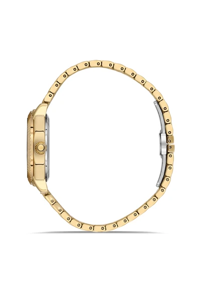 Ferro FL21632AWT-B2 Quartz Çelik Altın Rengi Siyah Kadran 32 mm Kadın Kol Saati - 2