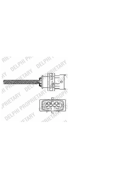 Delphi ES10789 OKSIJEN SENSORU ( OPEL   ASTRA G-- H / VECTRA C 1.6 Z16XEP )