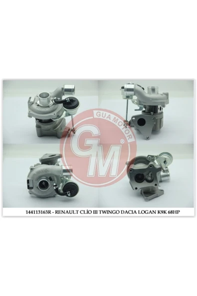GUA 40650  Turbo Komple Clıo Iı-ııı-kangoo 05-logan 07-modus 04-twng 07- 1.5 Dcı (68 Bg) Uyumlu - 1