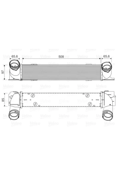 Valeo 818553 Turbo Radyatörü Bmw 1 Serisi-3 Serisival- 17517524916 ürün görseli