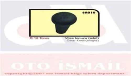 Özar 6R010 Ozar  Vites Topuzu Renault 12 Toros