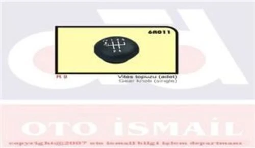 Özar 6R011 Ozar  Vites Topuzu R9