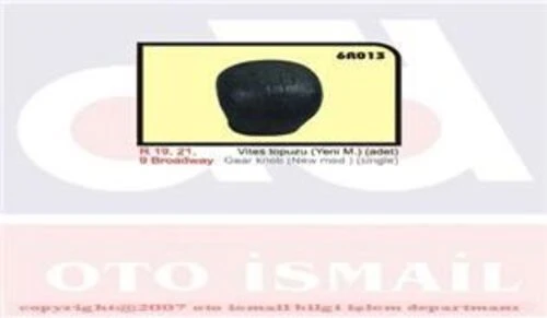 Özar 6R013 Ozar  Vites Topuzu Renault 19- Renault 21 7700788661