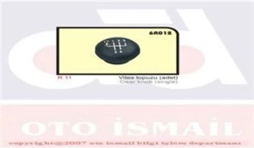 Özar 6R012 Ozar  Vites Topuzu R11