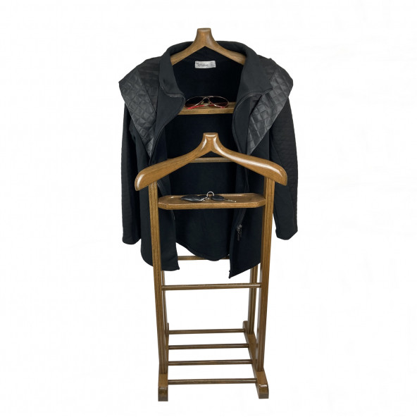 Melada Mobilya Gürgen Çift Tepeli Dilsiz Uşak Cilalı Ceviz Double - 6