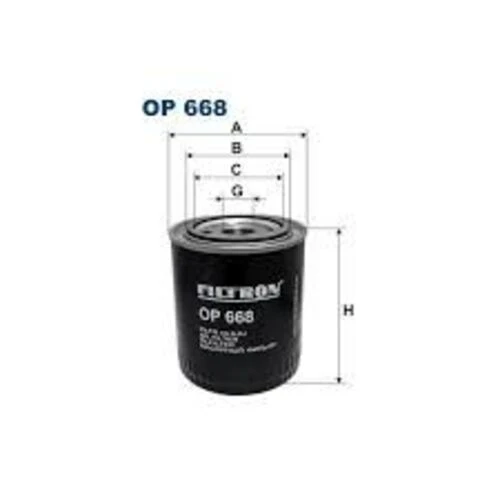 FTR OP668 FILTRON  YAĞ FİLTRESİ SCANIA 4 SERİ 94-164 -G G230 - G490 -P ürün görseli 1