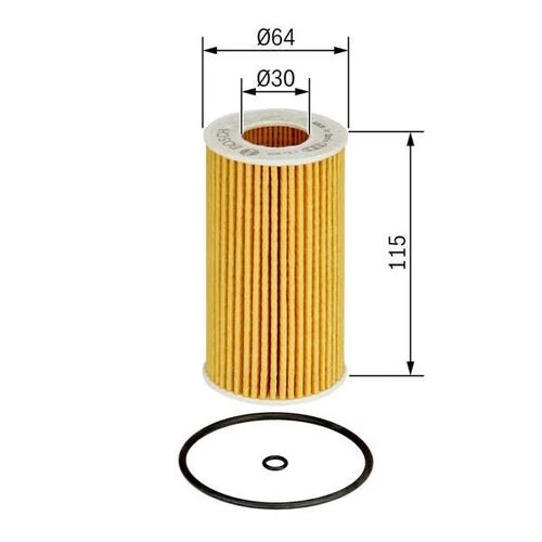 Bosch 1457437002  YAĞ FİLTRESİ ASTRA G VECTRA B C SIGNUM FRONTERA ürün görseli 1