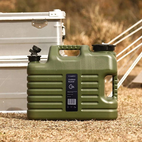 Madfox Galon Air PE Musluklu Su Bidonu 18 Litre - 5