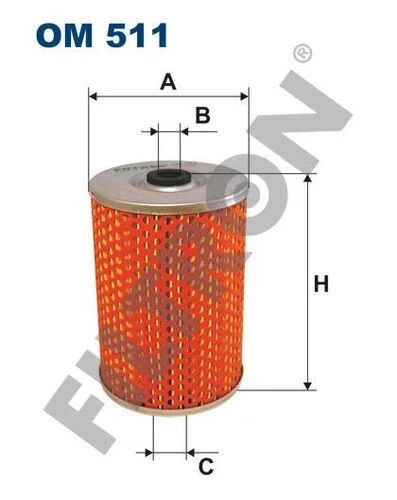 FTR OM511 FILTRON  YAĞ FİLTRESİ MERCEDES S-KLASSE (W116) 280 S 156HP 0 ürün görseli 1