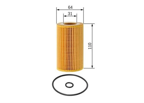 Bosch F026407112 YAĞ FİLTRESİ MERCEDES A180 A200 A220 B180 B200 B ürün görseli 1