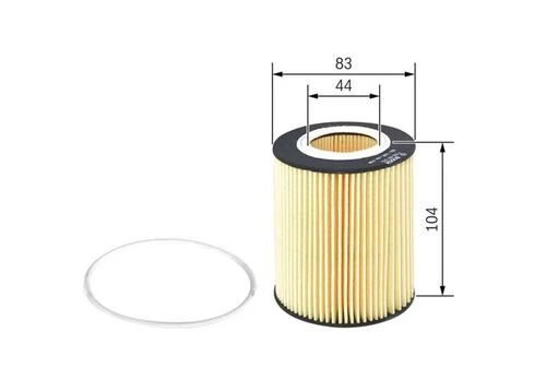 Bosch F026407075 Yağ Filtresi S60 II T6 Awd 10- V70 III 07- Xc90 06- 3.2 ürün görseli 1