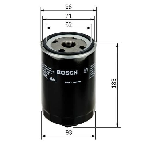 Bosch 0451203087  YAĞ FİLTRESİ TRANSPORTER T4 90-03 LT28-35 82-96 2 ürün görseli 1