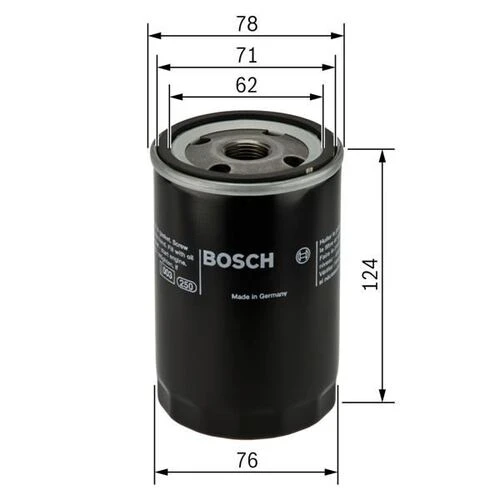 Bosch 0451103105  Yag Filtresi Mercedes W124 W201 85-93 517553252 ürün görseli 1