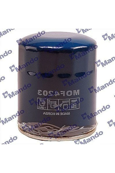 Mando MOF4203 Yag Fıltresı H100 - L300 Mınıbus - Starex Tcı - H100 Kamyonet - Lıbero - Pregıo 2.5 - Bongo K2500 Tc ürün görseli 1
