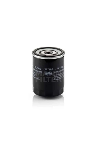 Mann W718/2 W7182 Yağ Filtresi 75 85- 155 92- 164 87-