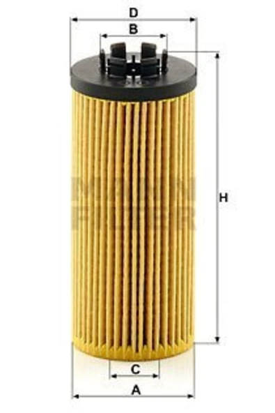 Mann HU6012ZKIT Hu6012zkıt Yağ Filtresi Bmw 2 Actıve Tourer 218ı-220ı-225xe-225ı 13- ürün görseli 1