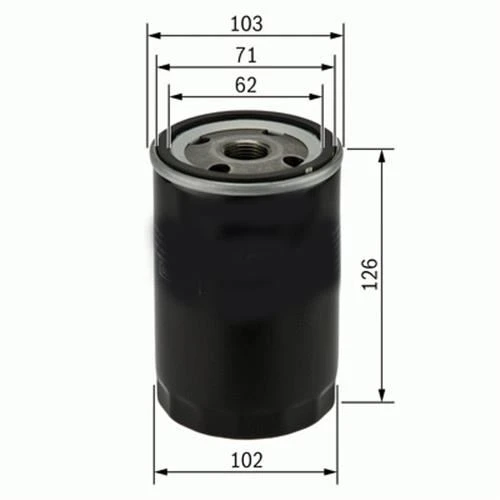 UFI 23.237.00   YAĞ FİLTRESİ STAREX H100 / L200 L300 PAJERO 2.5 ürün görseli 1