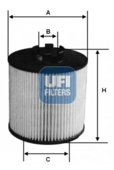 UFI 25.199.00  Yağ Filtresi ürün görseli 1