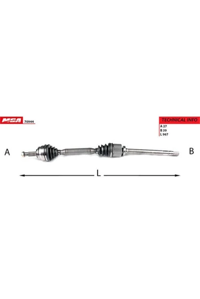 Mga 70944  Aks Sağ Laguna Iı 01-07 1.9 Dcı 6 Vites - 1