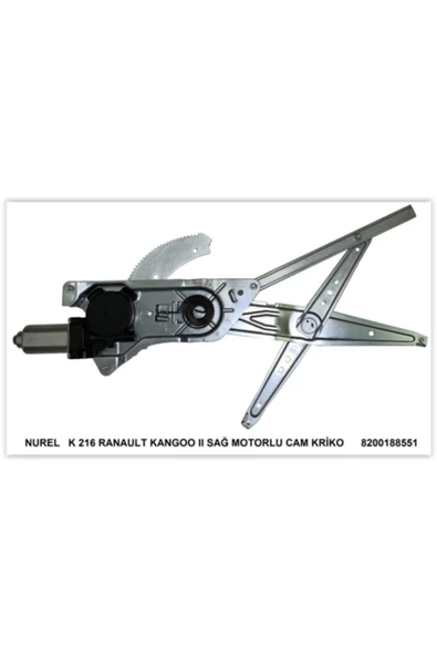 Nurel K216 Cam Krikosu Mekanizması Ön Sağ Kangoo Iı Motorlu Renault - Dacıa ürün görseli 1