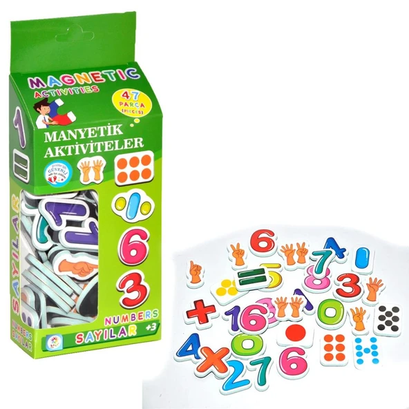 Nessiworld LC7155 Laço, Manyetik Aktiviteler - Sayılar / +3 yaş ürün görseli