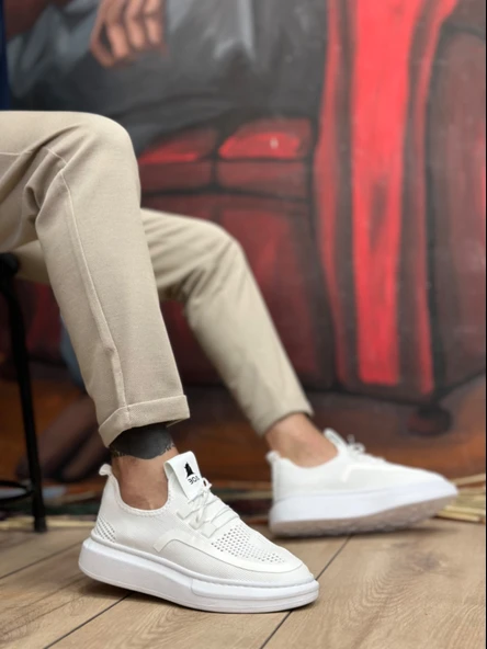 ET0375 Özel Örme Triko Tarz Beyaz Taban Spor Ayakkabı ürün görseli