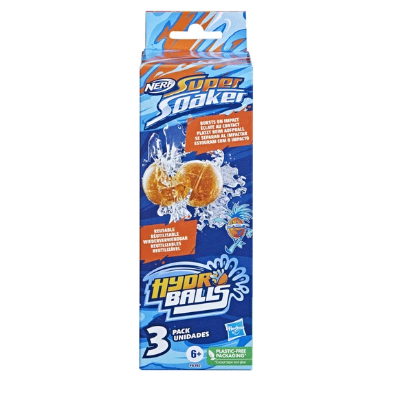 Nessiworld F6392 Nerf Super Soaker Hydro Balls 3lü +6 yaş - Resim 2