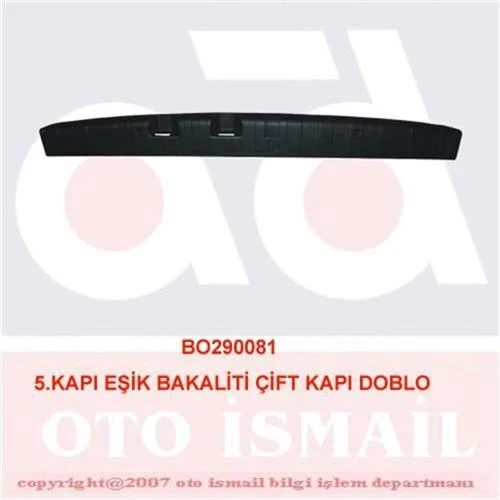Birlik 0081 BİRLİK  KAPI ESIK BALALITI DOBLO 5.NCI KAPI ÇİFT KAPI