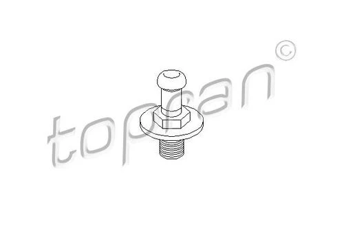 Topran 103542001  755 Kapı Kilit Karşılığı Pullu Tip Golf II-Jetta II-Passat-Polo-Audi 80-100 ürün görseli 1