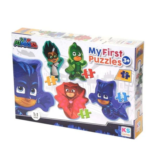 Nessiworld  KS Pjmasks Benim İlk Yapbozum 4'ü Bir Arada ürün görseli