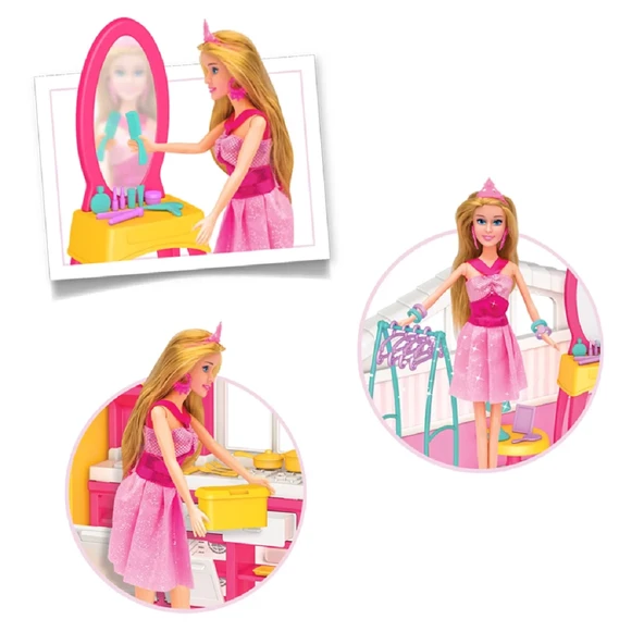 Nessiworld  Linda'nın 2 Katlı Ev Seti - Resim 2