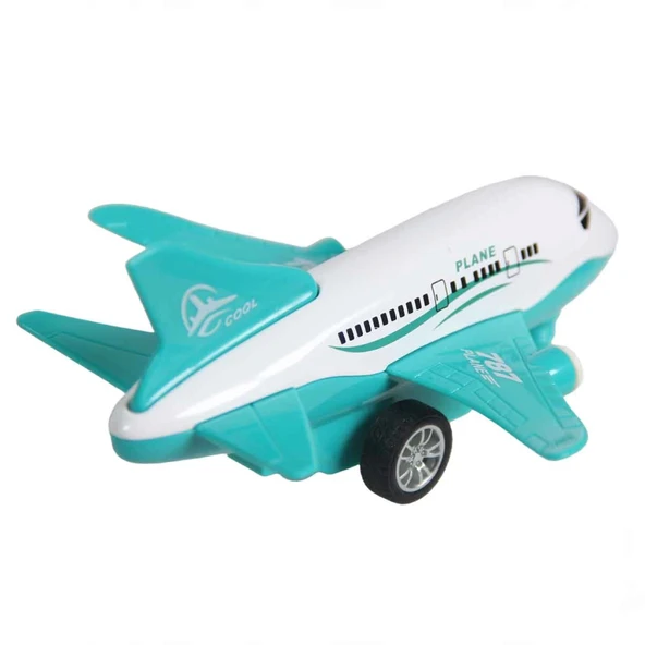 Nessiworld  Metal Çekbırak Mini Yolcu Uçağı - 5